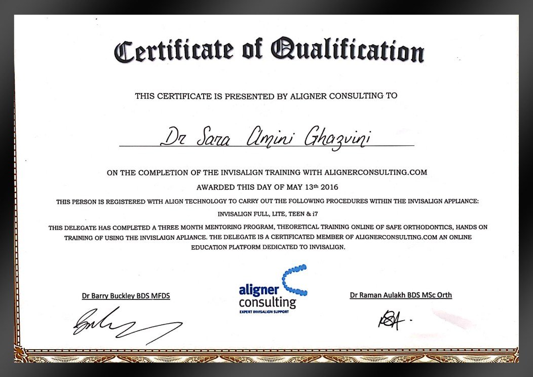 Certification of Qualification