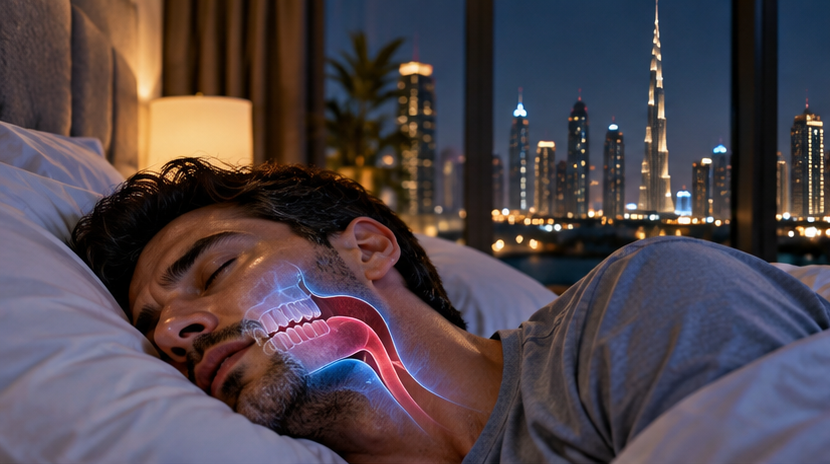 bruxism and sleep apnea patient consultation with Dr. Sara Amini in London